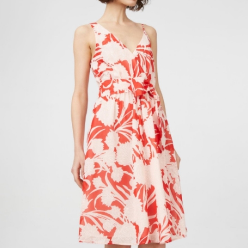 Club Monaco Nahala Red Sleeveless Dress